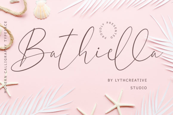 Bathiella Font for Branding and Digital Creativity