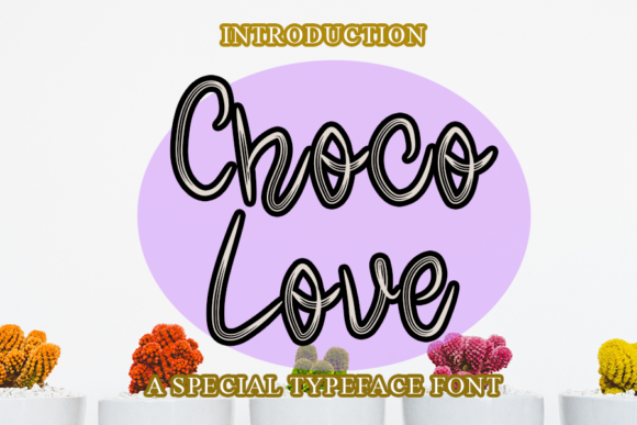 Choco Love Font for Handmade Projects