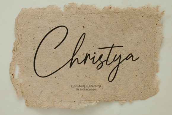 Christya: A Handwritten Font for Timeless Branding