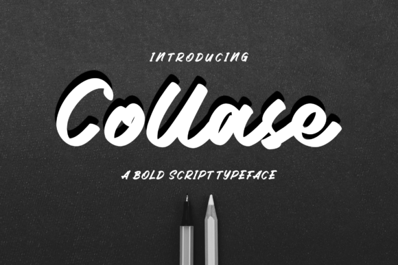 Collase Script Font for Handmade Creations