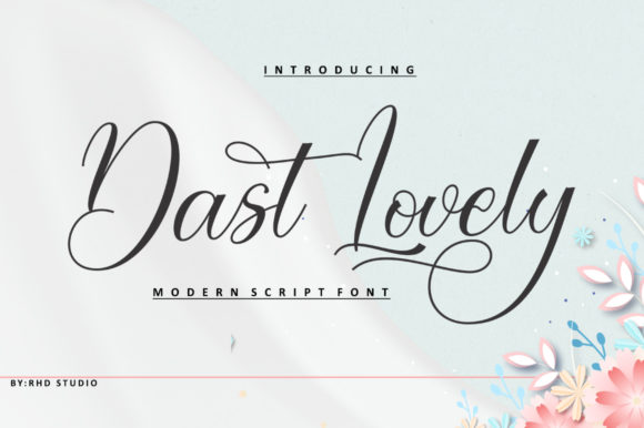 Dast Lovely: A Handwritten Font for Editorial Elegance