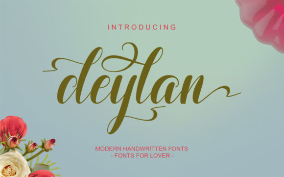 Deylan: A Handwritten Font for Editorial Elegance