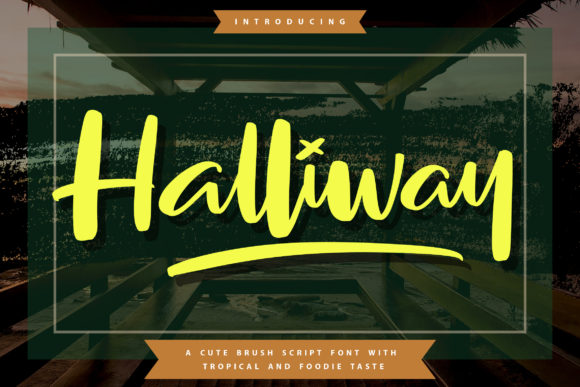 Halliway Script Font Review for Design Projects