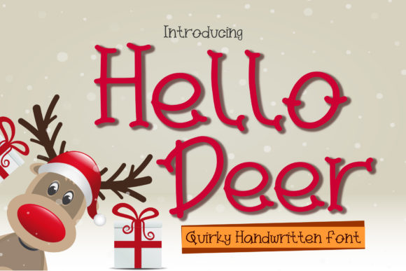 Hello Deer: A Handwritten Font for Thoughtful Design