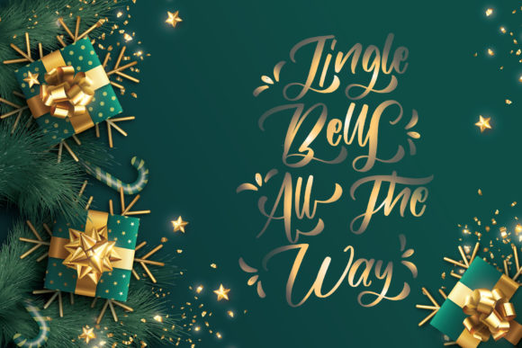 Jingle All the Way Font for Handmade Creations