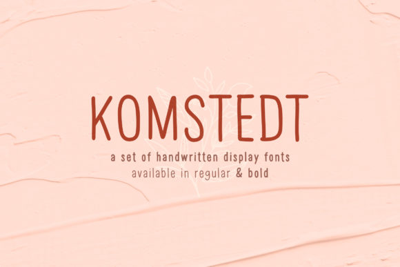 Komstedt Script Font for Editorial Design