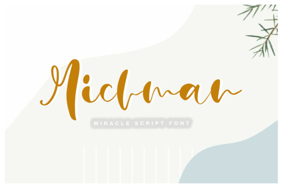 Michman: A Script Font for Modern Branding and Design