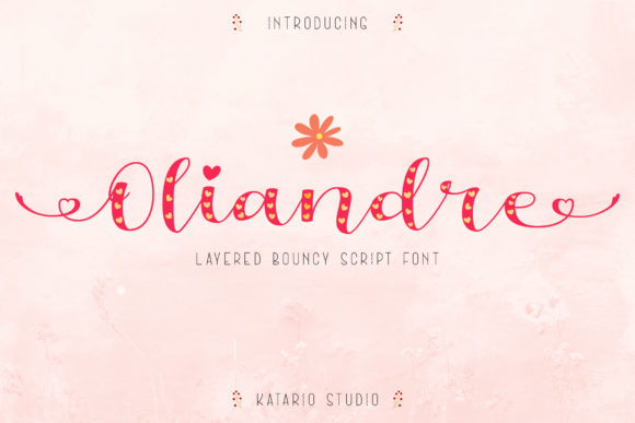 Oliandre Font for Handmade Creations