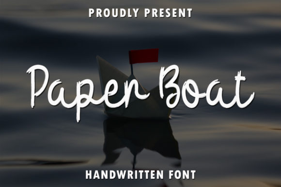 Paper Boat Font for Web Design