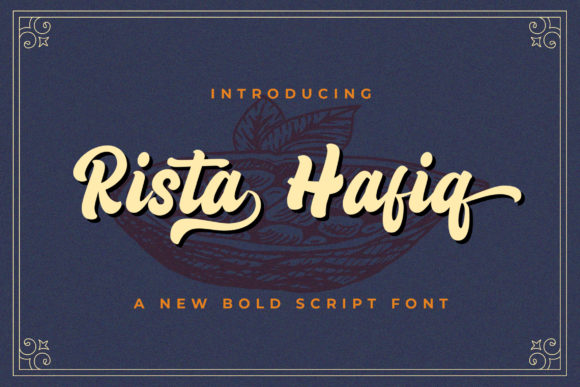 Rizta Hafiq: A Vintage Script Font for Branding Magic
