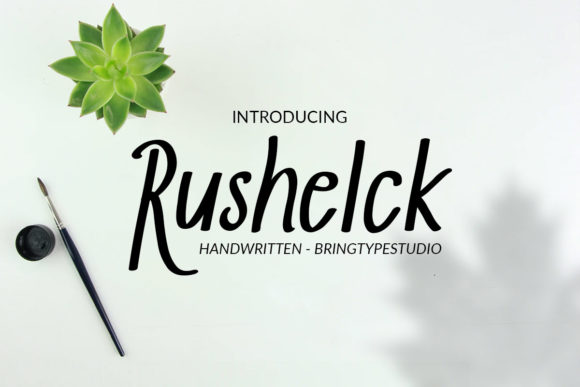 Rushelck: A Handwritten Font That Elevates Web Design