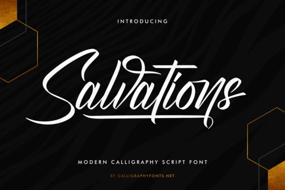 Salvations: A Polished Font for Small Business Branding