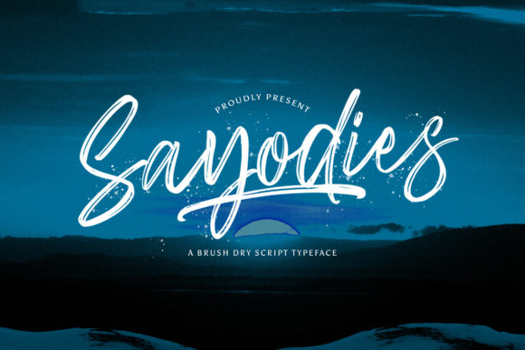 Sayodies Font for Web Design and Branding