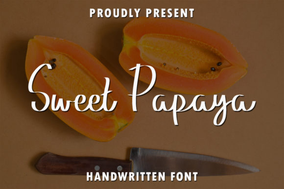 Sweet Papaya Font for Digital Creativity