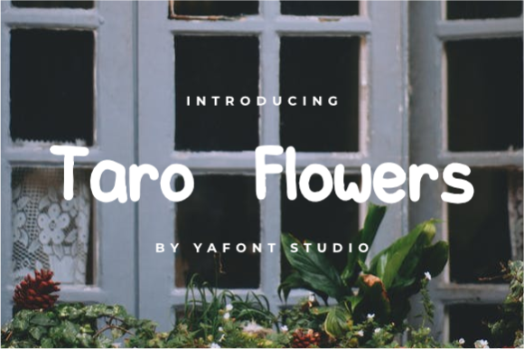 Taro Flowers Font for Creative Branding Projects