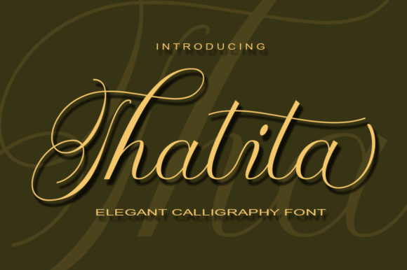 Thalita: A Luxurious Calligraphy Font for Branding