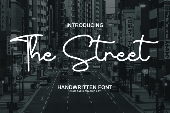 The Street: A Handwritten Font That Elevates Your Web Design