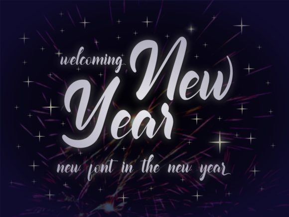 Welcoming New Year Font for Bold Branding