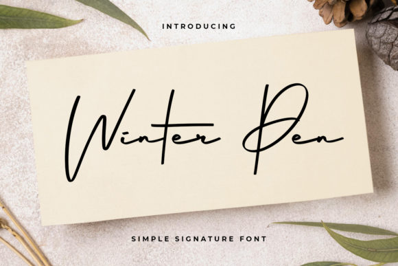 Winter Pen: A Font That Elevates Brand Design